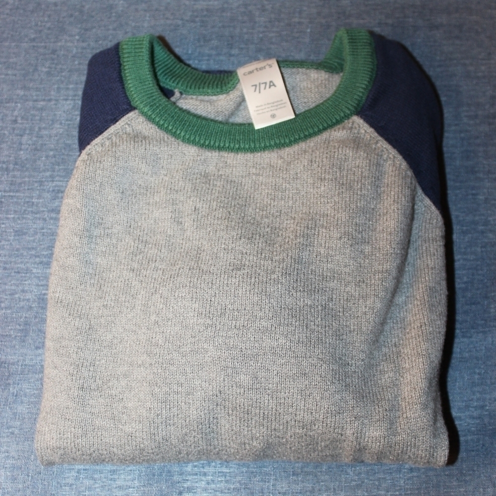 CARTER'S Two Tone Knit Boy's Sweater
